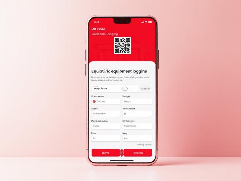Mobile phone showing QR scanner scanning a QR code